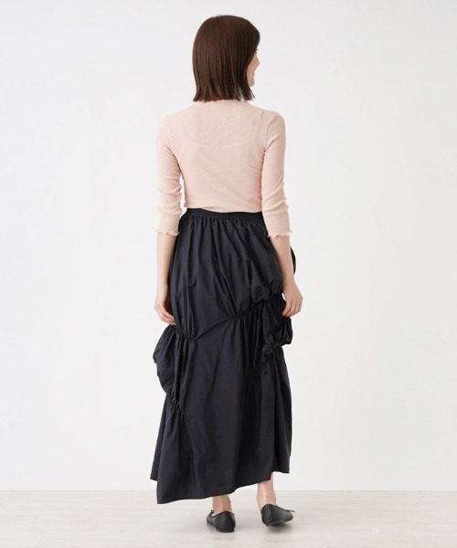 Brahmin(ブラーミン)の「【BRAHMIN】メローフリルカットソー(Tシャツ/カットソー・レディース・グリーン/ブラック/LT.PINK・2)」の5枚目の写真