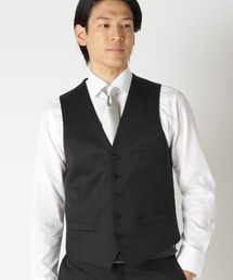 CROWDED CLOSET | NARROW ブラックベスト/別売りスーツあり(スーツベスト)