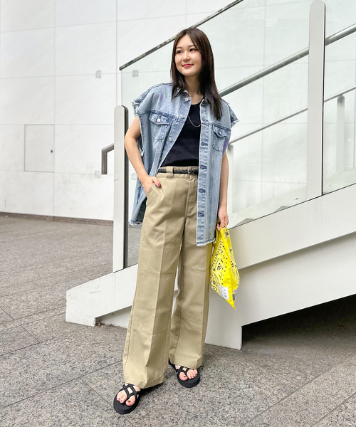 ANNA SUI NYC（アナ スイ エヌ ワイ シー）の「【ANNA SUI NYC/ アナスイエヌワイシー】デニムベスト（デニムジャケット・レディース・ブラック/サックスブルー・MEDIUM/LARGE）」の11枚目の写真