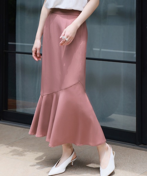 新品未使用❗️定価の半額以下❗️leurlogette 巻スカート ピンク紫