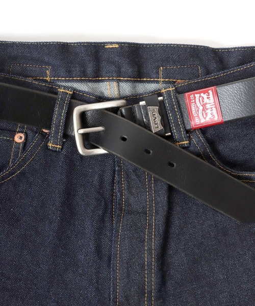 Levi's（リーバイス）の「Levi's/リーバイス 35mm メタルプレート 本革 帆型バックルレザーベルト（ベルト・メンズ・ブラウン/ダークブラウン/ブラック・FREE）」の15枚目の写真