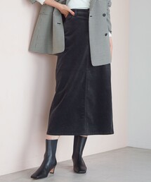 23区（ニジュウサンク）の「【洗える】23区DENIM ベルベットストレッチ Aライン スカート（スカート・レディース）」