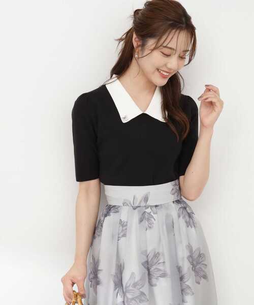 PROPORTION BODY DRESSING（プロポーションボディドレッシング）の「ビジューカラーニット / 1213270800（ニット/セーター・レディース・ホワイト系その他/ブラック/ベージュ・SMALL/MEDIUM）」の14枚目の写真