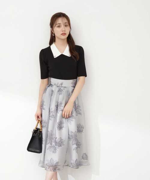 PROPORTION BODY DRESSING（プロポーションボディドレッシング）の「ビジューカラーニット / 1213270800（ニット/セーター・レディース・ホワイト系その他/ブラック/ベージュ・SMALL/MEDIUM）」の4枚目の写真