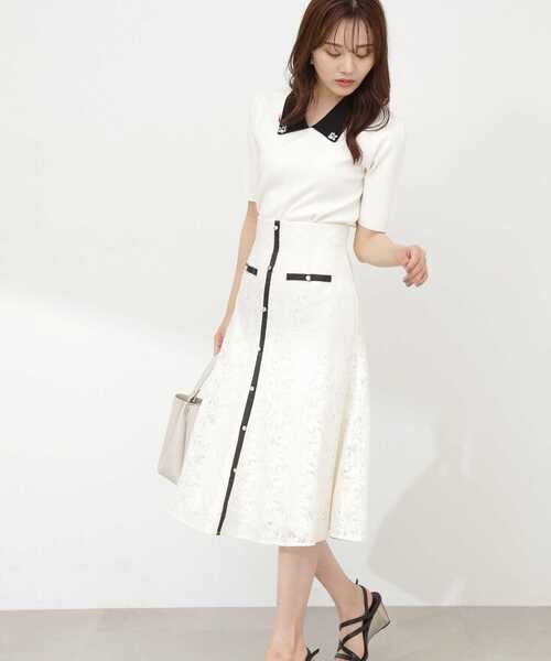 PROPORTION BODY DRESSING（プロポーションボディドレッシング）の「ビジューカラーニット / 1213270800（ニット/セーター・レディース・ホワイト系その他/ブラック/ベージュ・SMALL/MEDIUM）」の15枚目の写真