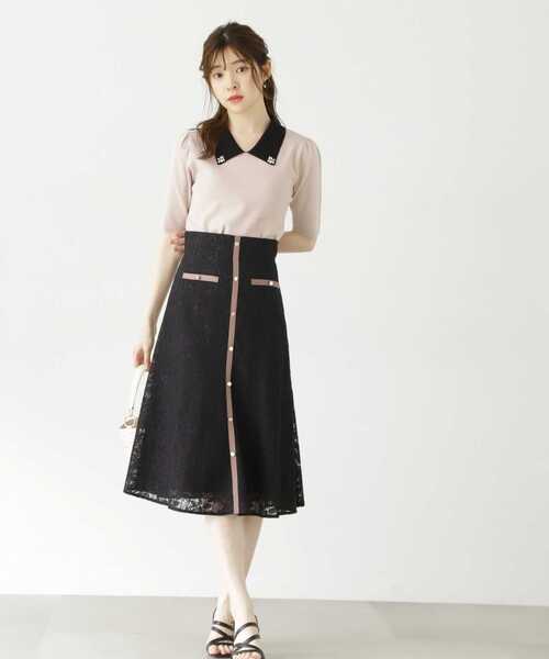 PROPORTION BODY DRESSING（プロポーションボディドレッシング）の「ビジューカラーニット / 1213270800（ニット/セーター・レディース・ホワイト系その他/ブラック/ベージュ・SMALL/MEDIUM）」の19枚目の写真