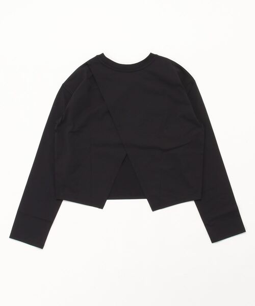 Ocean Pacific（オーシャンパシフィック）の「【ムラサキスポーツ別注】OP/オーピー  ルーズシルエット/無地ロンT/ロングスリーブTEE/長袖ラッシュガード  523459（ラッシュガード・レディース・ホワイト/ベージュ/ブラック・L/M）」の4枚目の写真