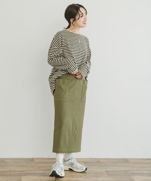 ITEMS URBANRESEARCH(アイテムズ アーバンリサーチ)の「ストレッチタイトスカート(スカート・レディース・ブラック/カーキ/ホワイト系その他・FREE)」の22枚目の写真