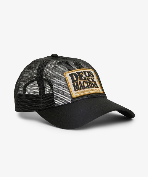 DEUS EX MACHINA(デウスエクスマキナ)の「MILLER TRUCKER(キャップ・メンズ・レッド系その他/ブラック・OS)」の2枚目の写真
