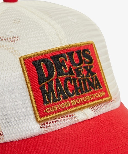 DEUS EX MACHINA(デウスエクスマキナ)の「MILLER TRUCKER(キャップ・メンズ・レッド系その他/ブラック・OS)」の6枚目の写真