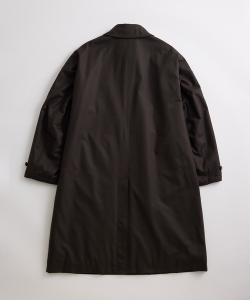 WILD LIFE TAILOR Adam et Rope'（ワイルドテーラーアダムエロペ　）の「【WILD LIFE TAILOR】ウーステッド ドロップショルダー インサレーション ステンカラーコート（ステンカラーコート・メンズ・ダークブラウン/ネイビー/カーキ・M/L）」の6枚目の写真