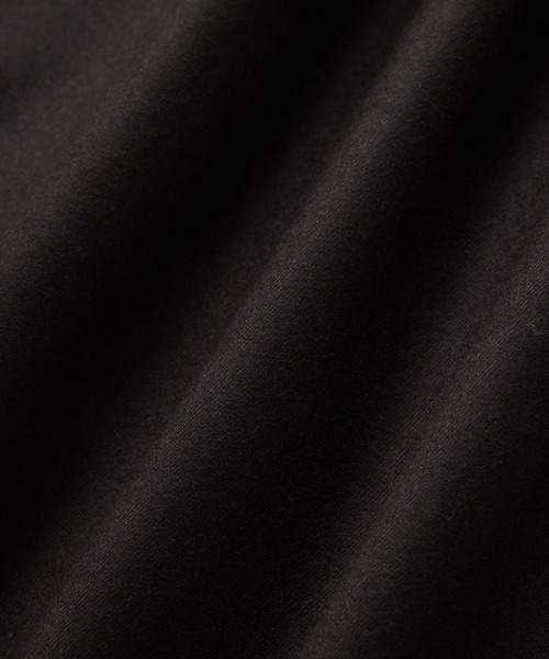 WILD LIFE TAILOR Adam et Rope'（ワイルドテーラーアダムエロペ　）の「【WILD LIFE TAILOR】ウーステッド ドロップショルダー インサレーション ステンカラーコート（ステンカラーコート・メンズ・ダークブラウン/ネイビー/カーキ・M/L）」の4枚目の写真