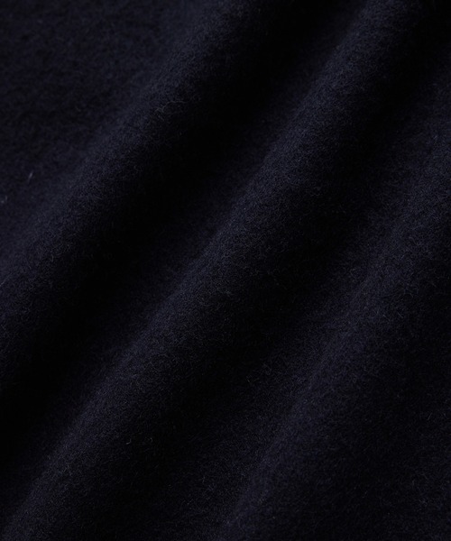 WILD LIFE TAILOR Adam et Rope'（ワイルドテーラーアダムエロペ　）の「【WILD LIFE TAILOR】ウーステッド ドロップショルダー インサレーション ステンカラーコート（ステンカラーコート・メンズ・ダークブラウン/ネイビー/カーキ・M/L）」の7枚目の写真