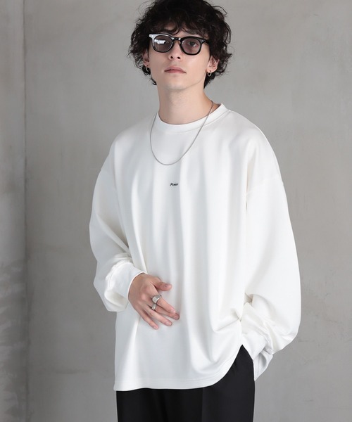 RAGEBLUE（レイジブルー）の「プチ刺繍/オーバーサイズポンチロンT（Tシャツ/カットソー・メンズ・ホワイト/ブラック/グレー/レッド・MEDIUM/LARGE）」の20枚目の写真