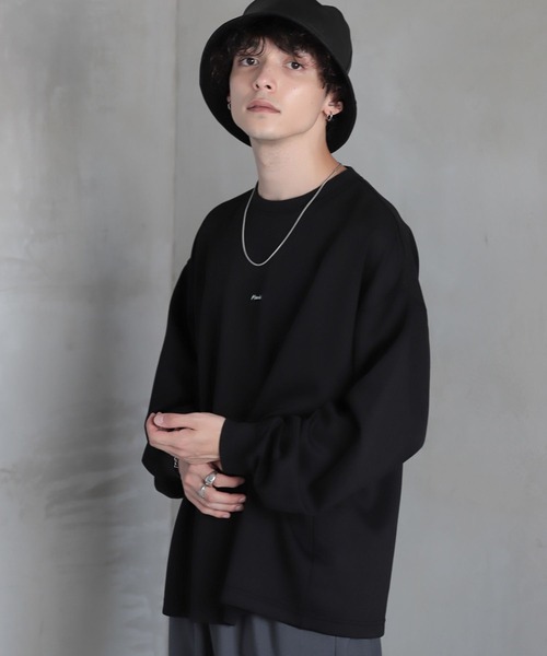 RAGEBLUE（レイジブルー）の「プチ刺繍/オーバーサイズポンチロンT（Tシャツ/カットソー・メンズ・ホワイト/ブラック/グレー/レッド・MEDIUM/LARGE）」の16枚目の写真