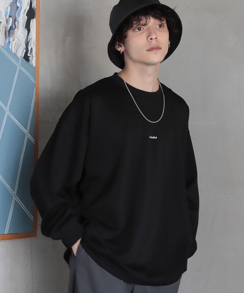 RAGEBLUE（レイジブルー）の「プチ刺繍/オーバーサイズポンチロンT（Tシャツ/カットソー・メンズ・ホワイト/ブラック/グレー/レッド・MEDIUM/LARGE）」の13枚目の写真