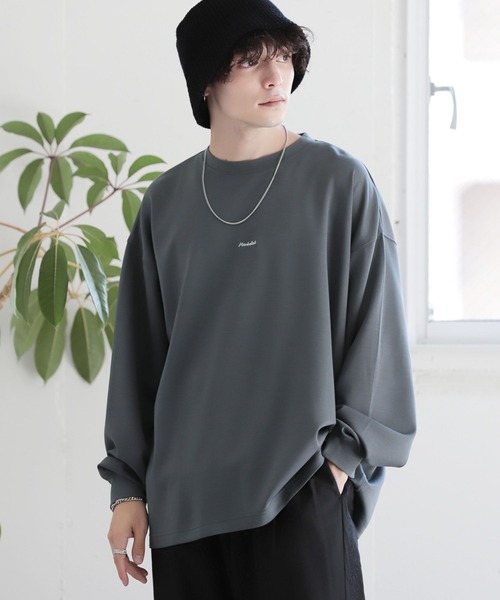 RAGEBLUE（レイジブルー）の「プチ刺繍/オーバーサイズポンチロンT（Tシャツ/カットソー・メンズ・ホワイト/ブラック/グレー/レッド・MEDIUM/LARGE）」の19枚目の写真