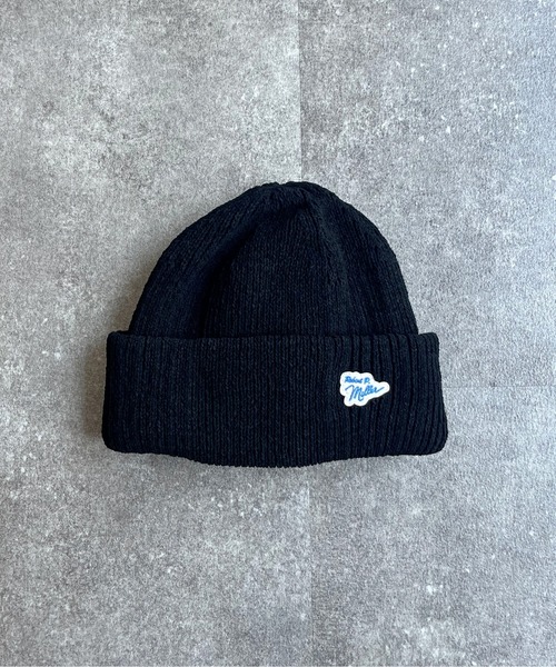 MILLER（ミラー）の「モールニット帽（ニットキャップ/ビーニー・レディース・アイボリー/チャコールグレー/オレンジ/ブラック・FREE）」の7枚目の写真