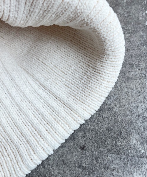 MILLER（ミラー）の「モールニット帽（ニットキャップ/ビーニー・レディース・アイボリー/チャコールグレー/オレンジ/ブラック・FREE）」の18枚目の写真