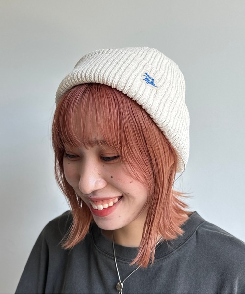 MILLER（ミラー）の「モールニット帽（ニットキャップ/ビーニー・レディース・アイボリー/チャコールグレー/オレンジ/ブラック・FREE）」の11枚目の写真