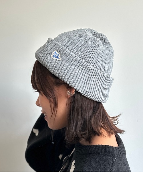 MILLER（ミラー）の「モールニット帽（ニットキャップ/ビーニー・レディース・アイボリー/チャコールグレー/オレンジ/ブラック・FREE）」の21枚目の写真