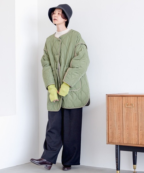 LEPSIM(レプシィム)の「ギャザーワイドパンツ 971229(その他パンツ・レディース・グレー/ブラック/アイボリー/カーキブラウン・FREE)」の22枚目の写真