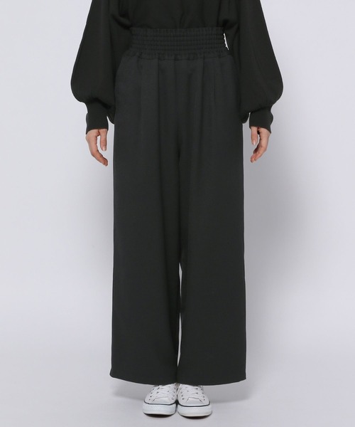 LEPSIM(レプシィム)の「ギャザーワイドパンツ 971229(その他パンツ・レディース・グレー/ブラック/アイボリー/カーキブラウン・FREE)」の12枚目の写真