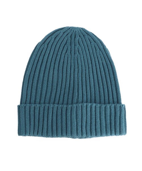 SHOO・LA・RUE(シューラルー)の「◆リブ編みニット帽(ニットキャップ/ビーニー・レディース・ベージュ/チャコールグレー/ワインレッド/アイボリー/ブラック/ブルー・00)」の8枚目の写真