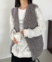 CLEA | ボリュームプードルフェイクファーベスト(ベスト)