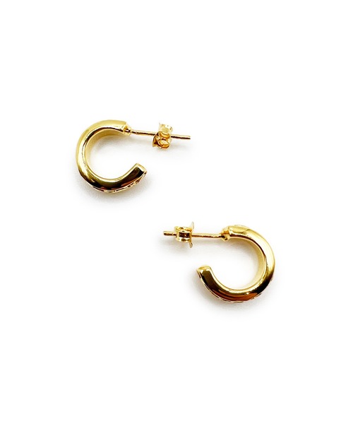 THEATER(シアター)の「THEATER シアター カレイキニデザインハーフフープピアス”GOLD”(ピアス(両耳用)・レディース・ゴールド・FREE)」の2枚目の写真