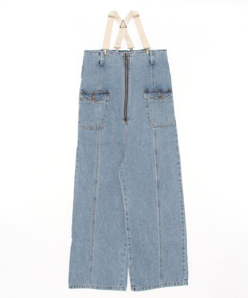 atelier サムシング ワイドサスペンダーサロペットM新品 SOMETHING（サムシング）の「SOMETHING/サムシング/WIDE SUSPENDER