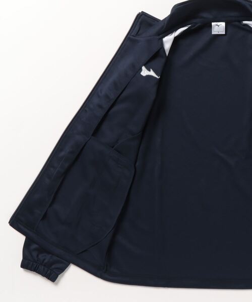 MIZUNO(ミズノ )の「ミズノ ウォームアップジャケット(ジャージ・メンズ・グレー/ブラック/ネイビー・3L/S/L/LL/M)」の5枚目の写真