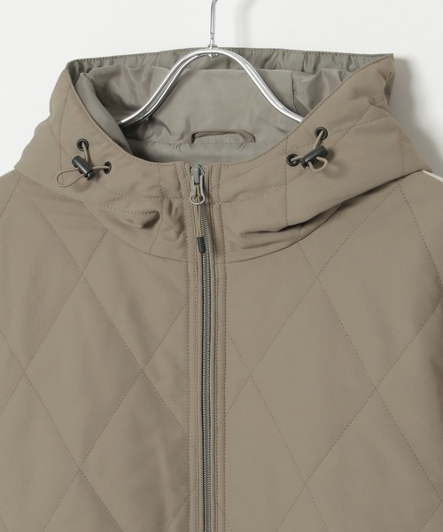 ikka(イッカ)の「sorona(R)コンビ中綿パーカー(ブルゾン・メンズ・ベージュ/ブラック/ネイビー・S/XL/L/M)」の12枚目の写真