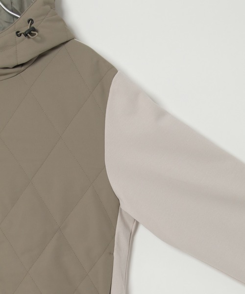 ikka(イッカ)の「sorona(R)コンビ中綿パーカー(ブルゾン・メンズ・ベージュ/ブラック/ネイビー・S/XL/L/M)」の13枚目の写真