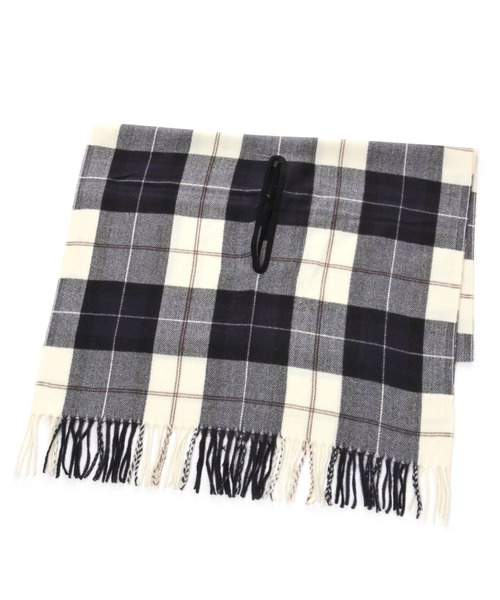 GLOBAL WORK（グローバルワーク）の「着られるマルチWAYストール/704756（ストール/ショール・レディース・グレー/ライトイエロー/オフホワイト/ライトブルー/ベージュ/ネイビー/ブラウン・FREE）」の9枚目の写真