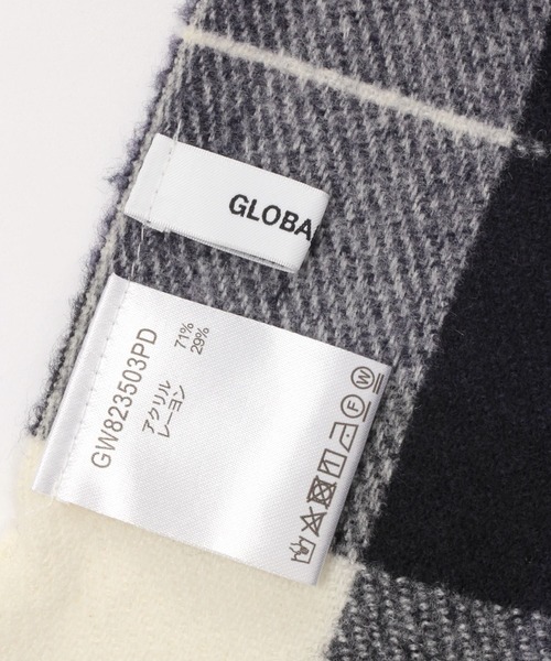 GLOBAL WORK（グローバルワーク）の「着られるマルチWAYストール/704756（ストール/ショール・レディース・グレー/ライトイエロー/オフホワイト/ライトブルー/ベージュ/ネイビー/ブラウン・FREE）」の14枚目の写真