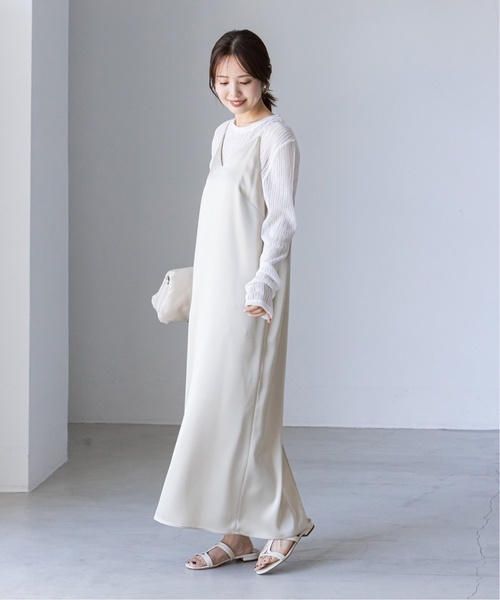 Noble(ノーブル)の「《追加》シアープリーツカットソー 2(Tシャツ/カットソー・レディース・ホワイト/ブラウン/ブラック・FREE)」の8枚目の写真