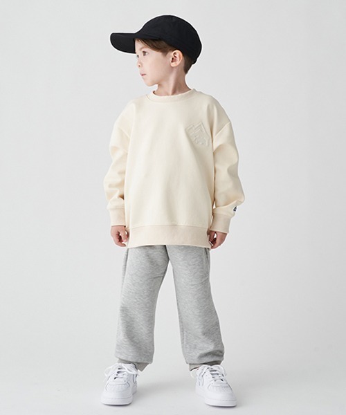 minimal（ミニマル）の「ダンボールジョガーパンツ（その他パンツ・キッズ・ピンク/グレー/ブラック/アイボリー/ダークブルー/グリーン/イエロー/オレンジ・135cm/115cm/100cm/155cm/90cm）」の4枚目の写真