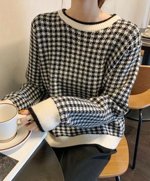 ギンガムチェック」に該当するニット/セーターファッション通販