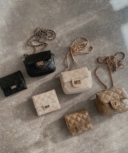 E&C closet…（イーアンドシークローゼット）の「キルティングミニ財布