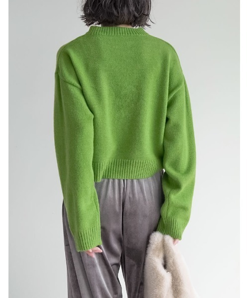 セール】[累計販売枚数1.1万枚突破！]アルパカタッチクロップド丈