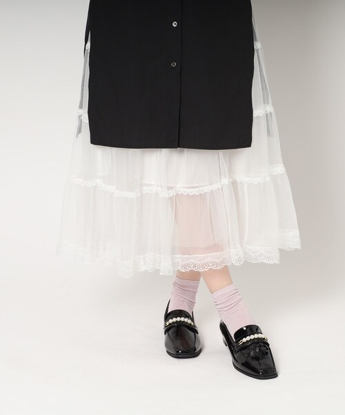 ESPERANZA(エスペランサ)の「フェイクパールローファー【ESPERANZA_blanca】(その他シューズ・レディース・ブラック系1/こしょう色系2・L/S/M/LL)」の14枚目の写真