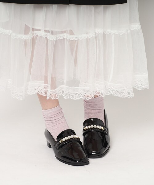ESPERANZA(エスペランサ)の「フェイクパールローファー【ESPERANZA_blanca】(その他シューズ・レディース・ブラック系1/こしょう色系2・L/S/M/LL)」の16枚目の写真