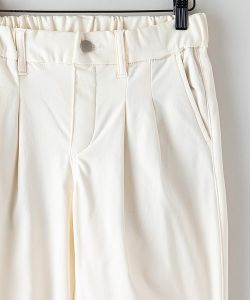 JEANS MATE(ジーンズメイト)の「【RAKUNUKU+/楽温プラス】楽温ジップ プレスパンツ 裏起毛 吸湿発熱 撥水 テーパードシルエット(その他パンツ・レディース・ダークブルー/ブルー/カーキ/アイボリー/ブラック・SMALL/MEDIUM)」の7枚目の写真