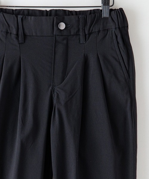 JEANS MATE(ジーンズメイト)の「【RAKUNUKU+/楽温プラス】楽温ジップ プレスパンツ 裏起毛 吸湿発熱 撥水 テーパードシルエット(その他パンツ・レディース・ダークブルー/ブルー/カーキ/アイボリー/ブラック・SMALL/MEDIUM)」の6枚目の写真