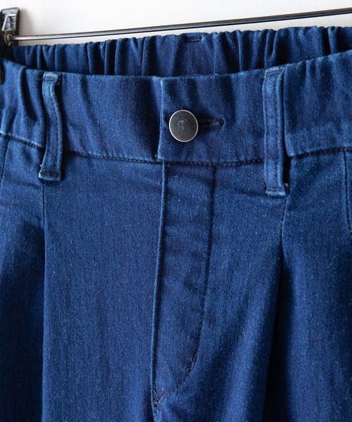 JEANS MATE(ジーンズメイト)の「【RAKUNUKU+/楽温プラス】楽温ジップ プレスパンツ 裏起毛 吸湿発熱 撥水 テーパードシルエット(その他パンツ・レディース・ダークブルー/ブルー/カーキ/アイボリー/ブラック・SMALL/MEDIUM)」の11枚目の写真