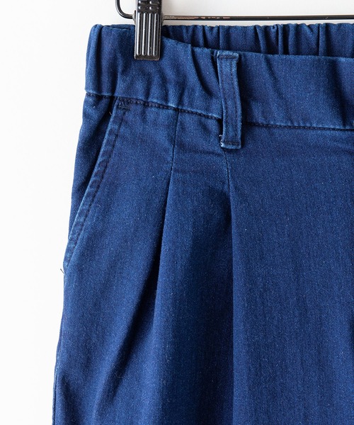 JEANS MATE(ジーンズメイト)の「【RAKUNUKU+/楽温プラス】楽温ジップ プレスパンツ 裏起毛 吸湿発熱 撥水 テーパードシルエット(その他パンツ・レディース・ダークブルー/ブルー/カーキ/アイボリー/ブラック・SMALL/MEDIUM)」の12枚目の写真