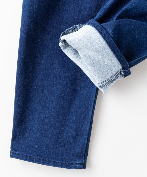 JEANS MATE(ジーンズメイト)の「【RAKUNUKU+/楽温プラス】楽温ジップ プレスパンツ 裏起毛 吸湿発熱 撥水 テーパードシルエット(その他パンツ・レディース・ダークブルー/ブルー/カーキ/アイボリー/ブラック・SMALL/MEDIUM)」の15枚目の写真