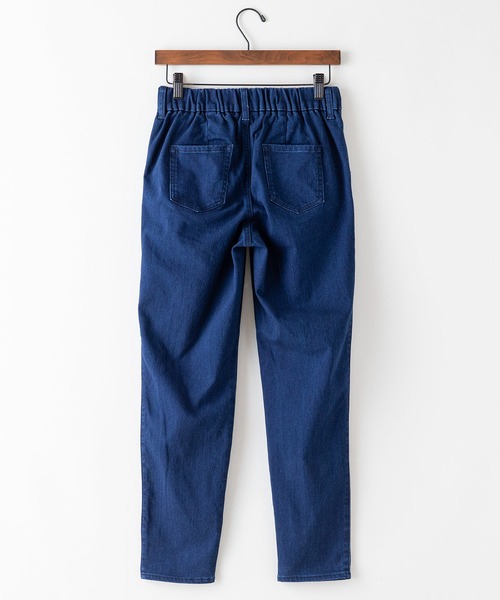 JEANS MATE(ジーンズメイト)の「【RAKUNUKU+/楽温プラス】楽温ジップ プレスパンツ 裏起毛 吸湿発熱 撥水 テーパードシルエット(その他パンツ・レディース・ダークブルー/ブルー/カーキ/アイボリー/ブラック・SMALL/MEDIUM)」の17枚目の写真