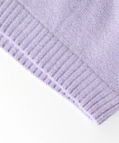 apres les cours（アプレレクール）の「【マシンウォッシャブル】3柄バラエティニット（ニット/セーター・キッズ・ラベンダー/ベージュ/チェック・140/120/90/100）」の15枚目の写真